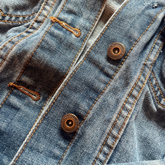 Bluenotes Dark Denim Cropped Jacket - Picture 2 of 4